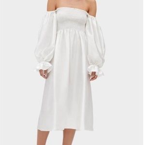 SLEEPER Atlanta silk dress